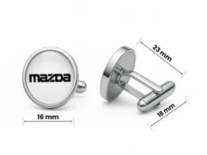 Mazda Branded Cufflinks Luxury High End Professional Tuning
